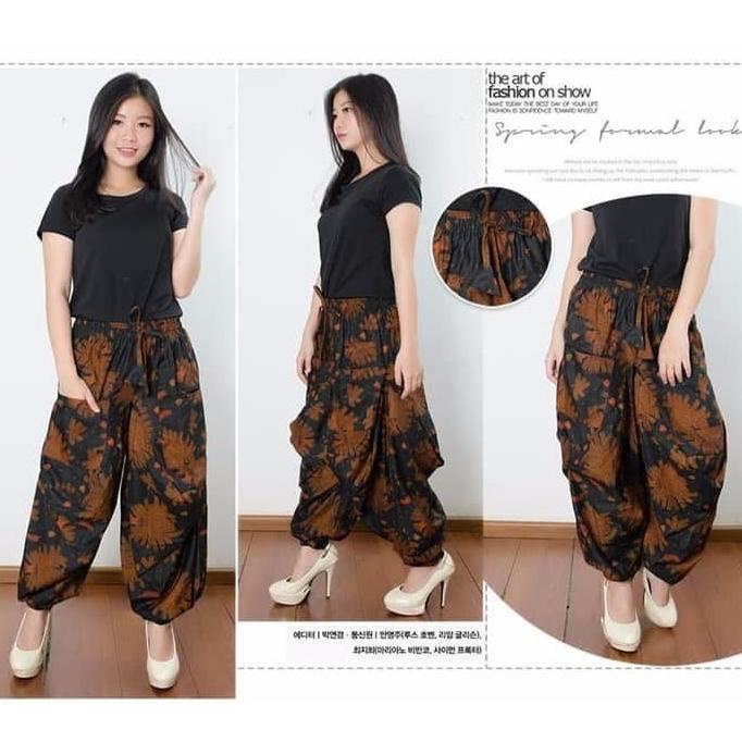Sefrina Celana Aladin Pants Celana Panjang Long Pants Batik Berkualitas