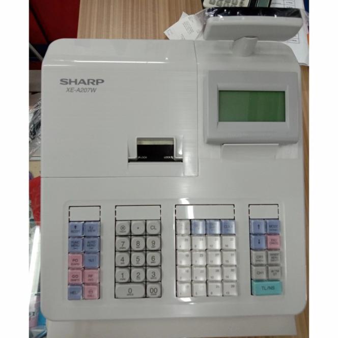 Mesin Kasir Sharp Cash Register Sharp Xe-A207W Cash Register Xe 207W