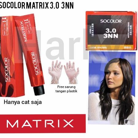 Cat Matrix Socolor 3.0 3NN Dark Brown Pewarna Rambut (cat saja)