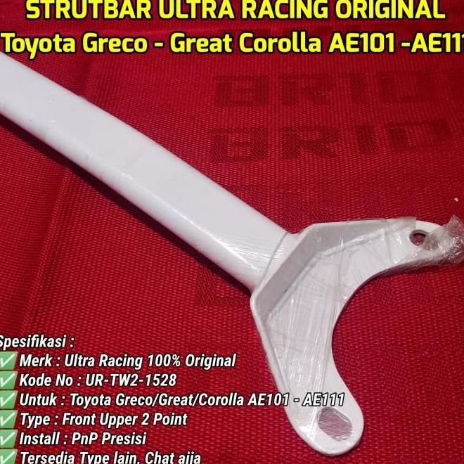 Ns Front Strutbar Toyota Great Corolla Ae101 Ae111 Original Ultra