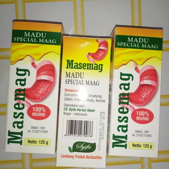 

monggo] Madu Spesial Maag MASEMAG 125gr