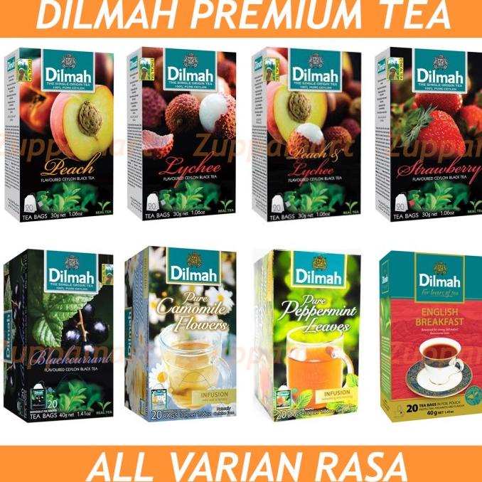 

DILMAH Premium Tea All Varian - Teh Kantong Celup Isi 20