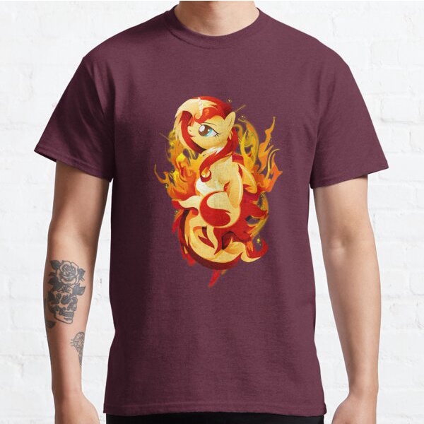 Baju Kaos Flaming Sunset Shimmer