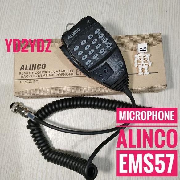 Microphone Rig Alinco EMS57 DR135 DR435 DR138 EMS-57 mic extramic dtmf ptt DR-135 DR-138 DR-435 DR13