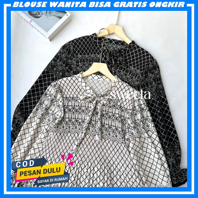 Murah Import Korea Kemeja Blouse Bloz Blus Bluse Blusee Blouse Blose Blosee Bluse Ibuibu Jumbo Blus 