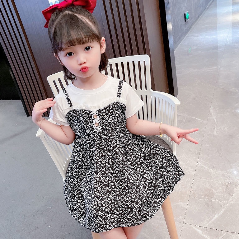 ↾ Gaun bayi perempuan gaya baru "kostum bayi perempuan" gaun putri Korea untuk bayi perempuan ⇕