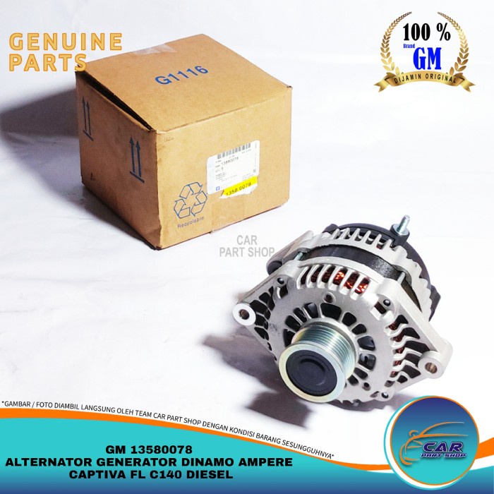 alternator generator dinamo ampere captiva fl c140 diesel ori gm star