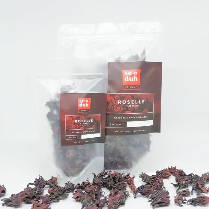 

SEDUH - Bunga Rosella Ungu Kering Rosela Teh Roselle Tisane 1 kg