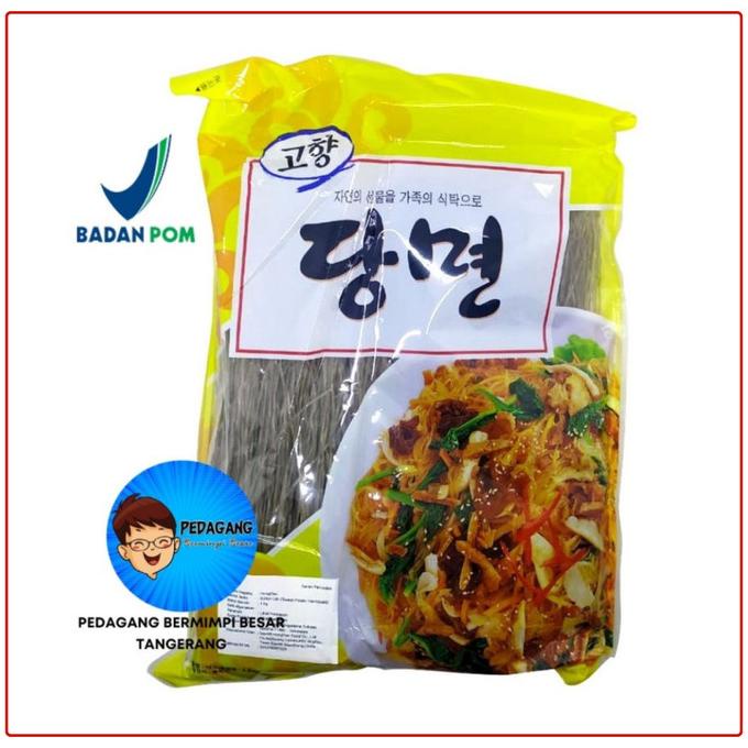 

DANGMYEON Korean Vermicelli 1Kg Mie Japchae / Sohun Soun Bihun Korea