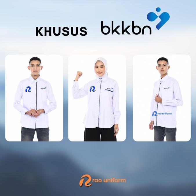 B 001 Baju kerja kantor BKKBN/kemeja putih BKKBN/seragam dinas bkkbn