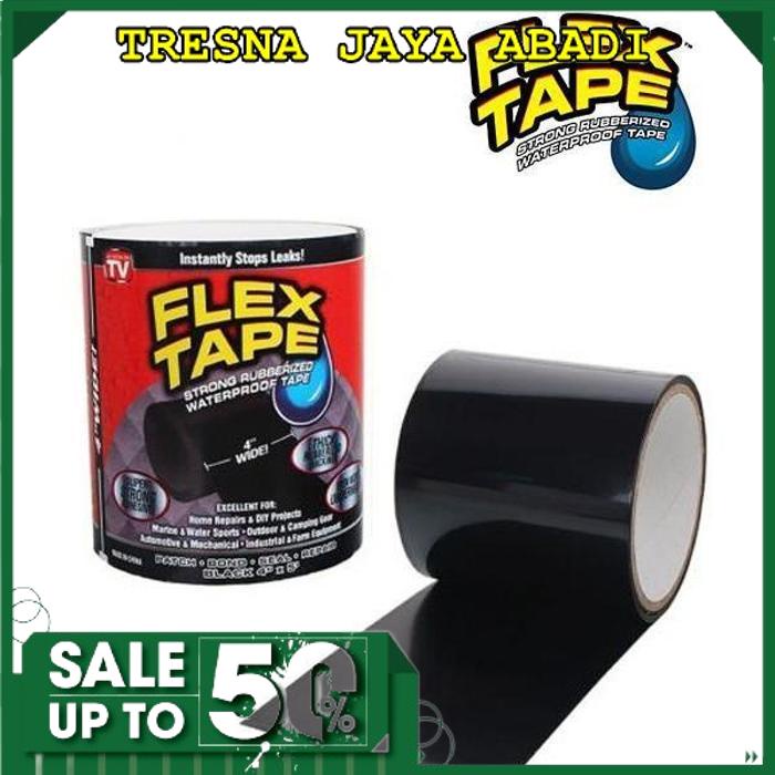 

LAKBAN AJAIB WATERPROOF PEREKAT SERBAGUNA FLEX TAPE 4 X 1,5 M ISOLASI BEST PRODUK