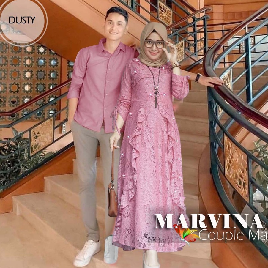 Harga Heboh GH - CP MARVINA / COUPLE MARVINA / PAKAIAN COUPLE PAPA MAMA / BAJU COUPLE KONDANGAN / BA