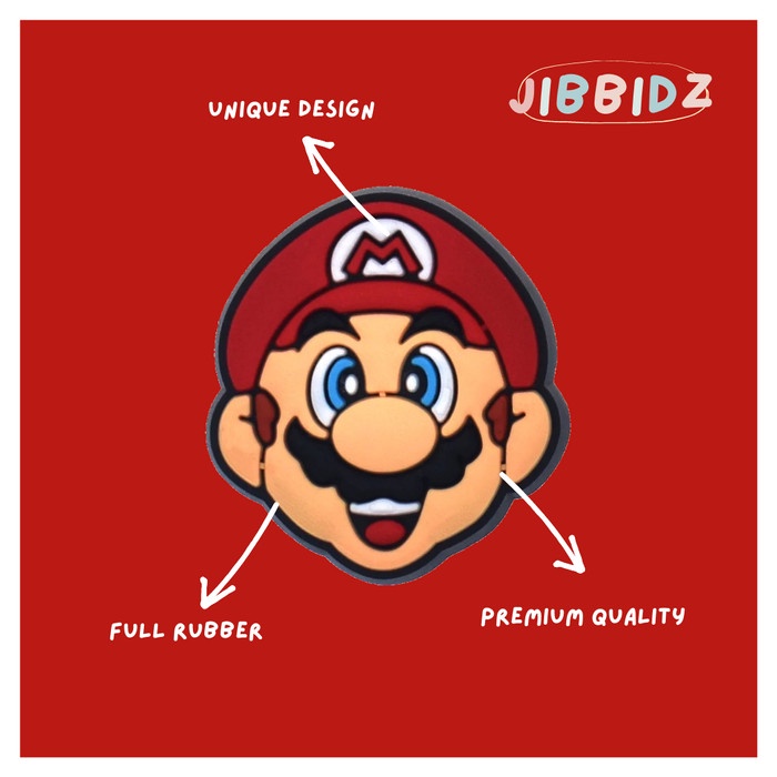 Murah JIBBITZ CROCS - MARIO BROS / Pin Hiasan Sandal Crocs / Aksesoris Crocs NON COD
