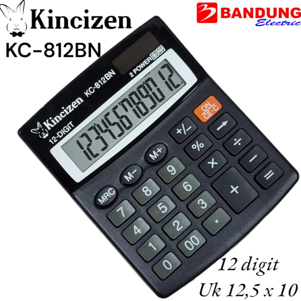 

ERA179 Kalkulator 12 Digit Dual Power Model Citizen Kincizen KC - 812BN +