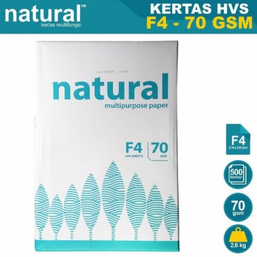

ERA167 Kertas HVS F4 NATURAL 70gr +