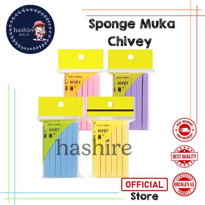 Sponge Chivey Sponge Stick 12 Batang / Compressed Facial Sponge / Spo
