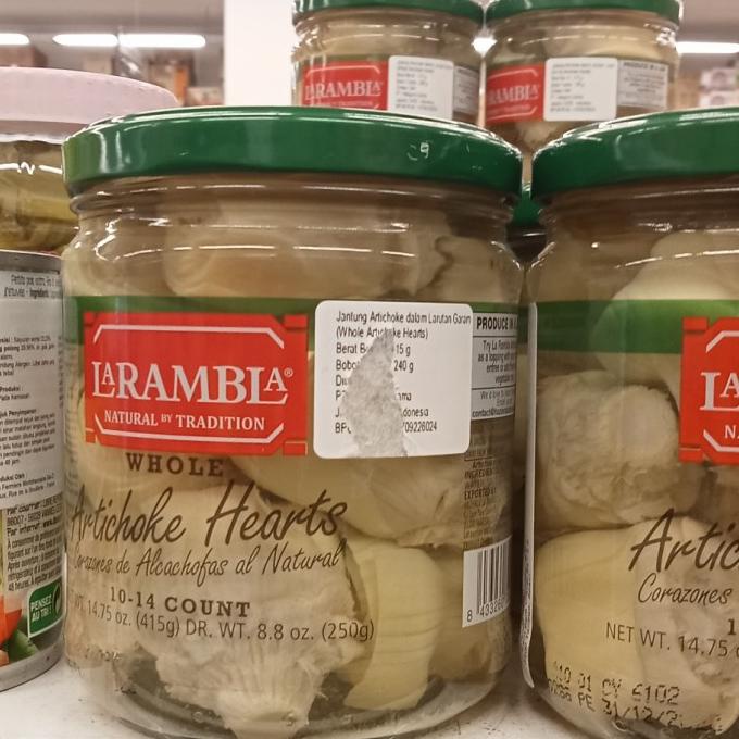 

@=@=@=@=] LA RAMBLA WHOLE ARTICHOKE HEARTS 415 gr