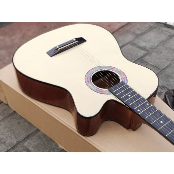 Gitar Murah Akustik Cutway Natural Bandung