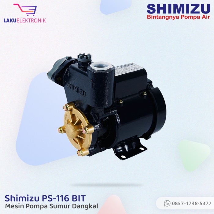SHIMIZU PS-116 BIT Pompa Air SHIMIZU PS-116 BIT Pompa Air
