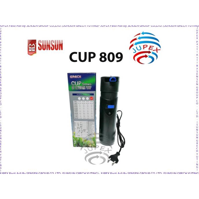 Sunsun Cup 809 Uv Pompa Internal Filter Uv Aquarium Cup-809 Uv Fullset