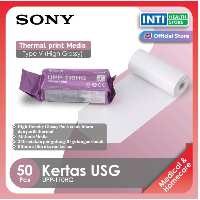 

Sony USG Paper Type V UPP-110HG Kertas Thermal Print USG Paper HOT PROMO