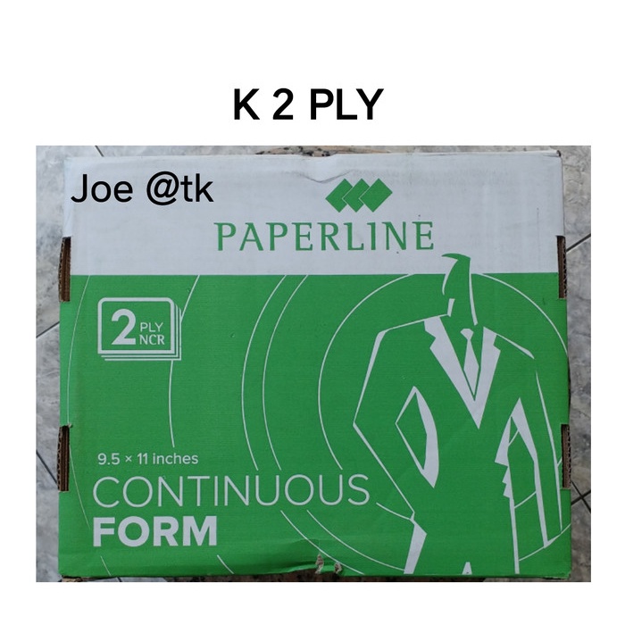 

Paperline Kertas Continous Form HVS 2 PLY / 9.5" x 11" - 2 PLY HOT SALE