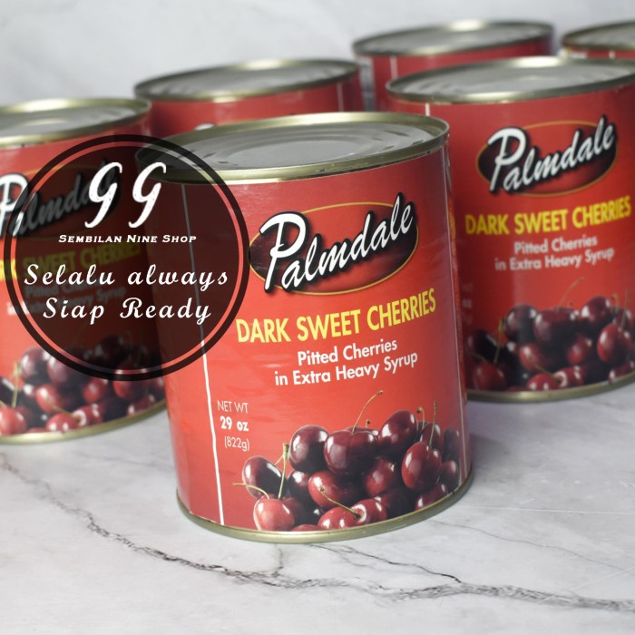 

Bettifer Palmdale Dark Cherries 29 Oz 822 Gram Dark Sweet Cherry Ceri Hitam