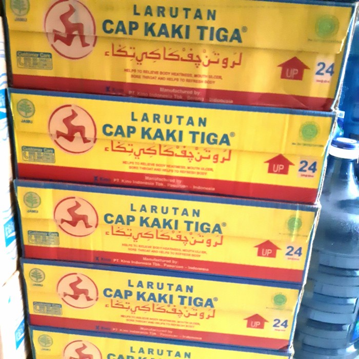 

Bettifer Larutan Cap Kaki Tiga Kaleng Karton Jeruk.Leci.Jambu Biji