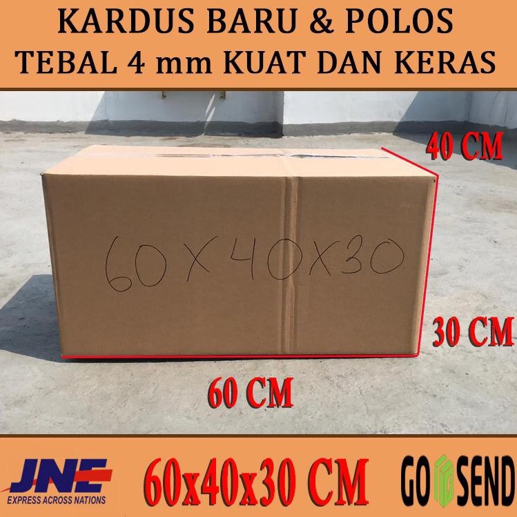 

E891 kardus box karton polos uk 60x40x30 gf90u