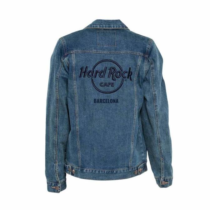 Jaket Denim Unisex Hard Rock Cafe - ORIGINAL HARDROCK