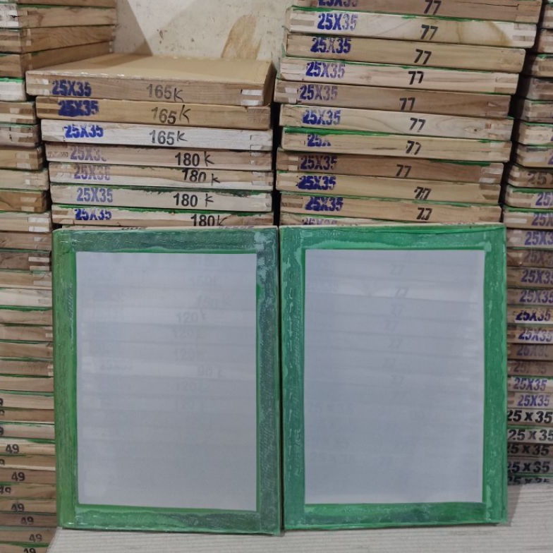 

G096 SCREEN SABLON 25x35 T.48,54/55,T.61,T.77,T.90 ( PUTIH ) ☌Best Terlaris
