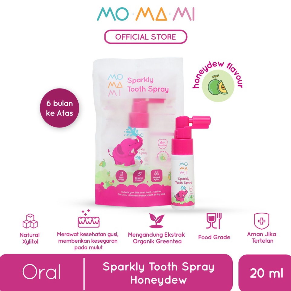 [260] Momami Sparkly Tooth Spray Honeydew 20ml T-67