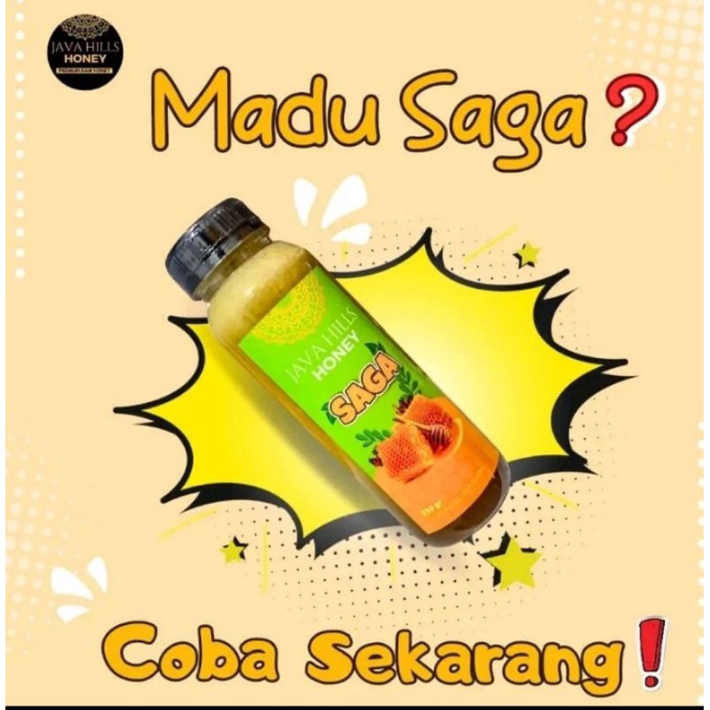 

Madu Saga by java hills honey madu batuk pilek demam anak sariawan