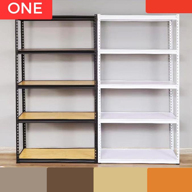 Rak Besi Siku Lubang Susun 3/4/5 tingkat Penyimpanan Gudang Anti Karat