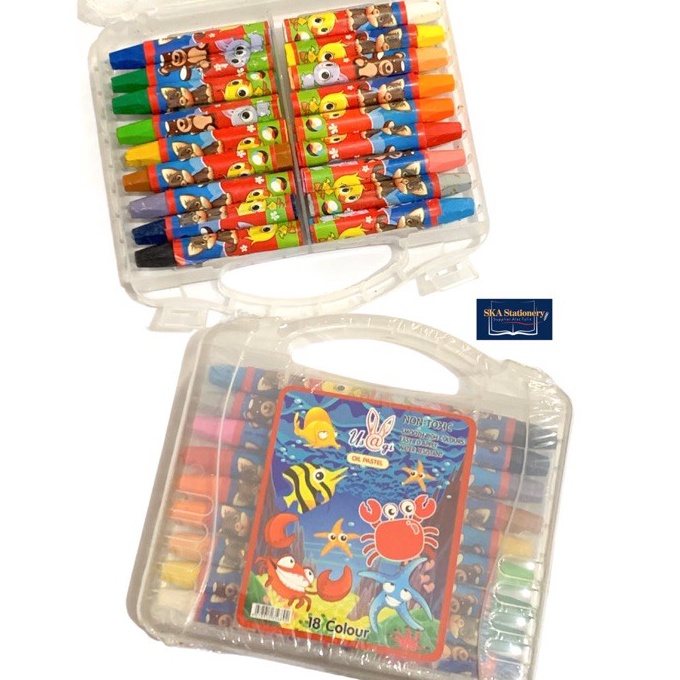 

[FD».1✯) Oil Pastel/Crayon Usagi 18 Warna (Set)viral..