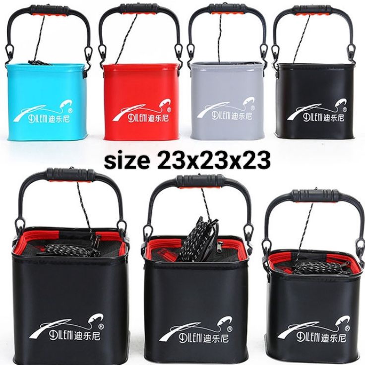 Promo Sekarangm3M7y live bait bag / ember lipat memancing wadah ikan / Tas Pancing / umpan hidup