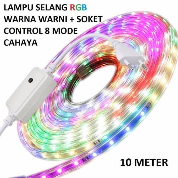 %$%$%$%$] Lampu Led Hias Selang RGB 2835 Outdoor Waterproof