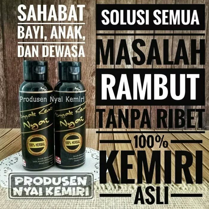 MINYAK KEMIRI 100% ASLI NYAI KEMIRI