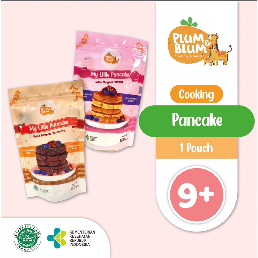 

Beian Chocolate Lky Vanilla Plum Blum Pancake Mpasi Baby Bayi Pancake Waffle