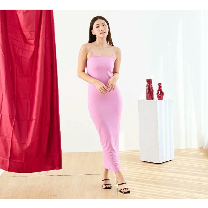 Another Colour] Maya Sexy Maxi Bodycon Dress Basic Dress Korean Fashion