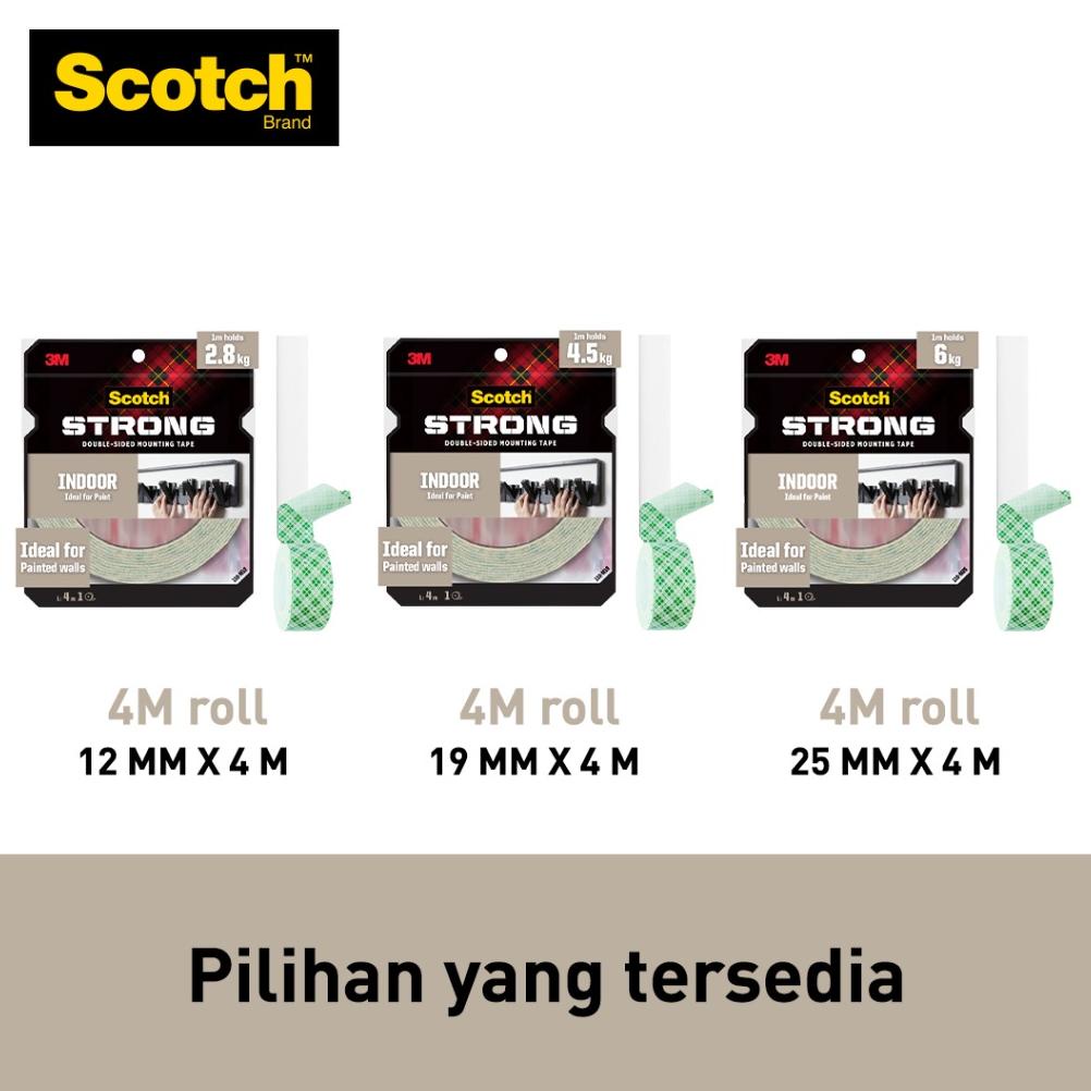 

Promo Scotch 3M Perekat Isolasi Indoor Mounting Tape 110-M12 12 Mm X 4 M Gid85