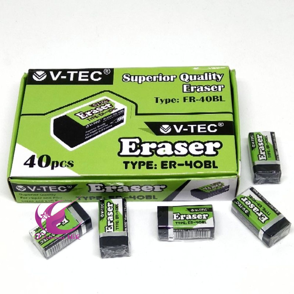 

Penghapus Pensil V-TEC Warna Hitam ER-40BL
