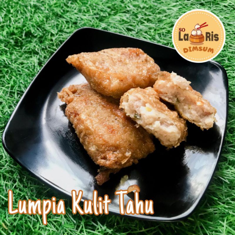 

(KHUSUS JAWA TIMUR)Isi 10 Pcs Dimsum Lumpia Kulit Tahu Enak + Saos - Halal