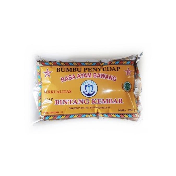 

monggo] Bumbu Penyedap Atom cap Bintang Kembar Mandala rasa Ayam Bawang 250 gr