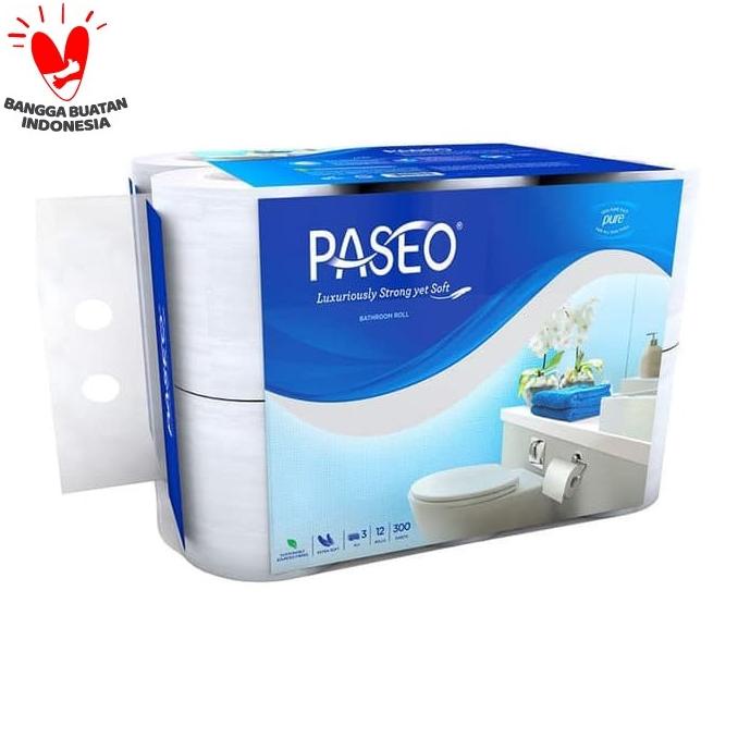 ~@~@~@~@] Tissue Paseo Elegant Toilet Roll / Tissue WC 12 Roll