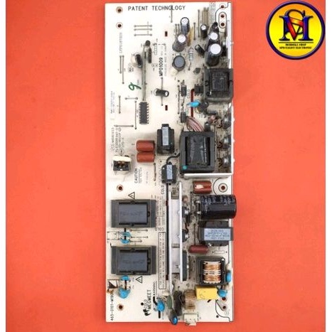 mouterboard mesin psu power suplay regulator tv Polytron PLM 32B72