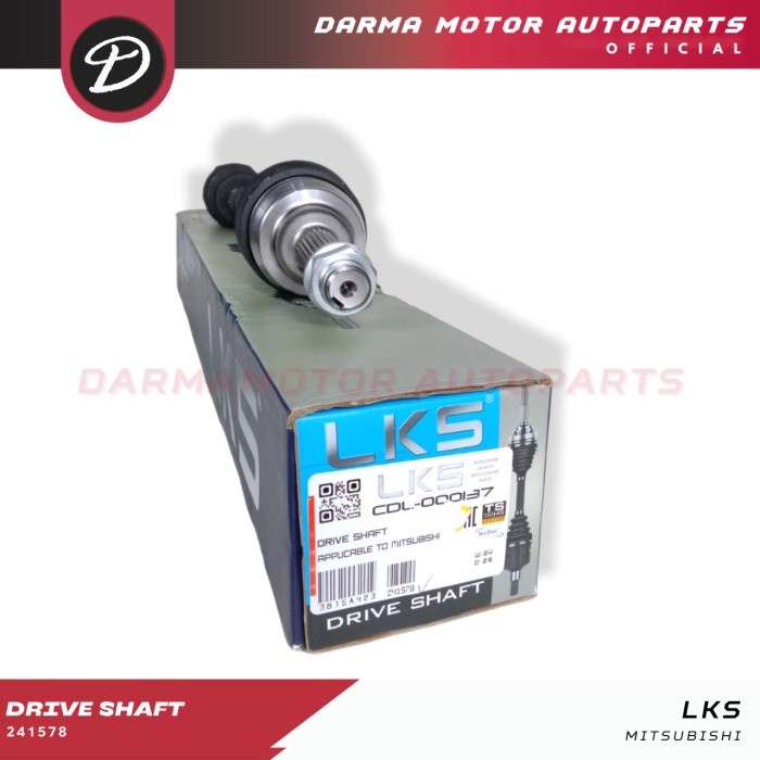 AS RODA DRIVE SHAFT MITSUBISHI MIRAGE 2014-2017 AT MATIC KIRI LH LKS murmer
