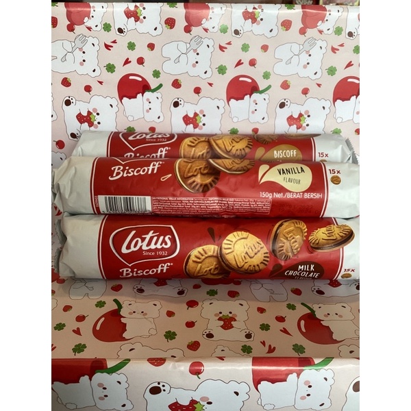 

Lotus Biscoff Sandwich Biscuit Cookies 150 gr