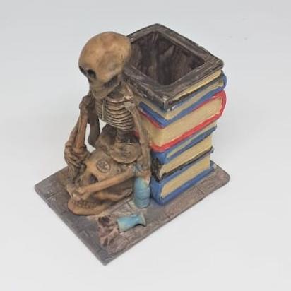 

best seller] Stationary/ Brush Holder Tengkorak Halloween