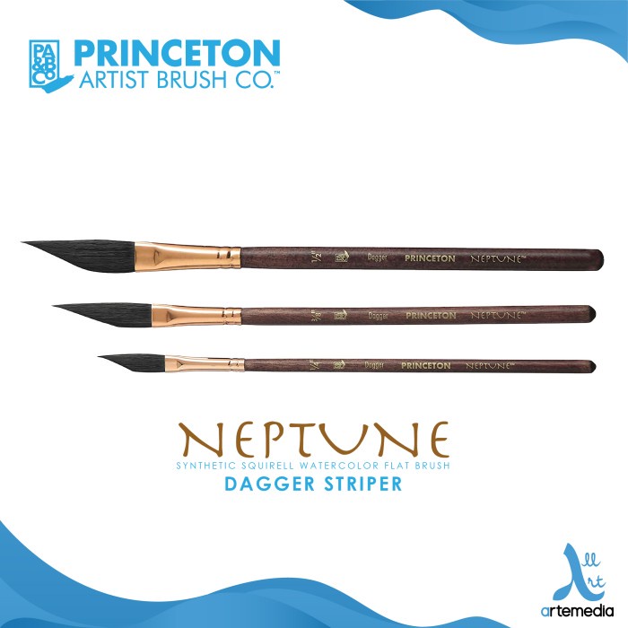 

Kuas Lukis Princeton Neptune 4750Dg Dagger Striper Synthetic Brush Sh